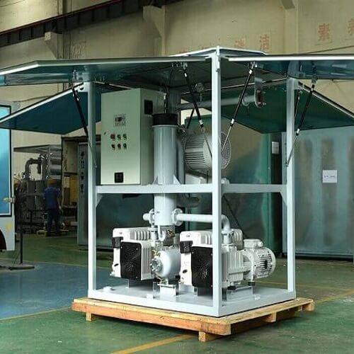 vacuum pumping for transformer