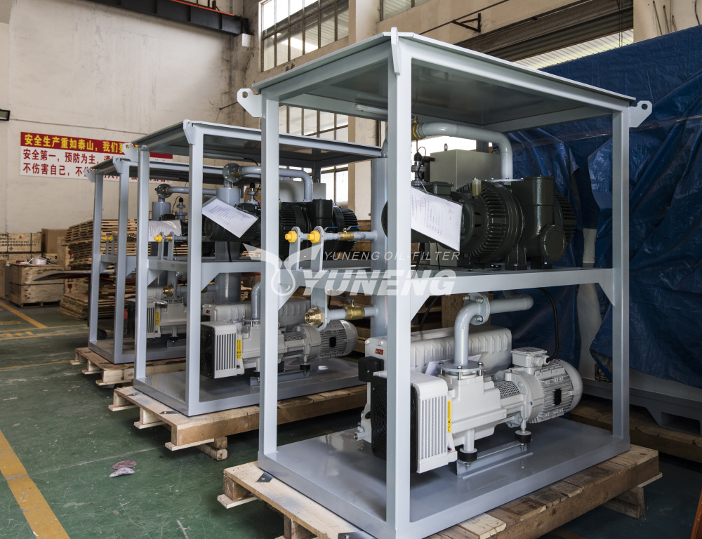 transformer oil purification machines are ready for shipment