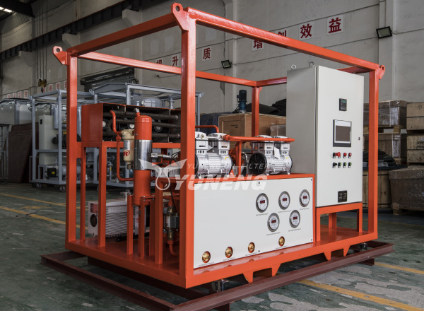 SF6 gas recovery and filling machine ready for shipped