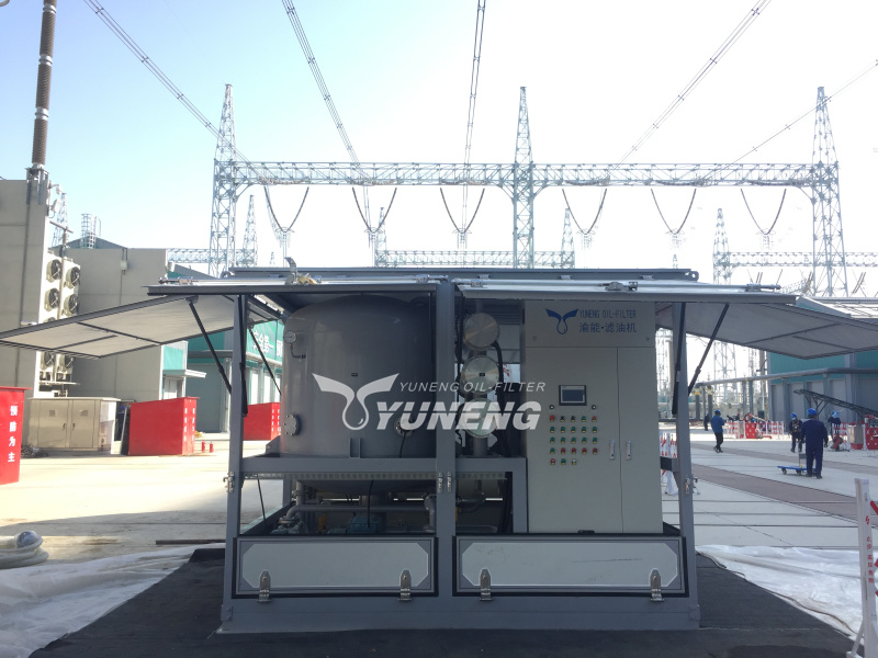 Transformer oil filtration machine