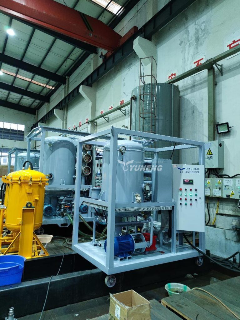 Transformer oil filtration machine