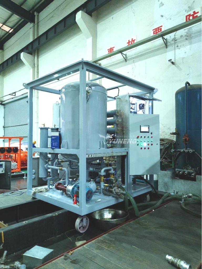 Transformer oil filtration machine