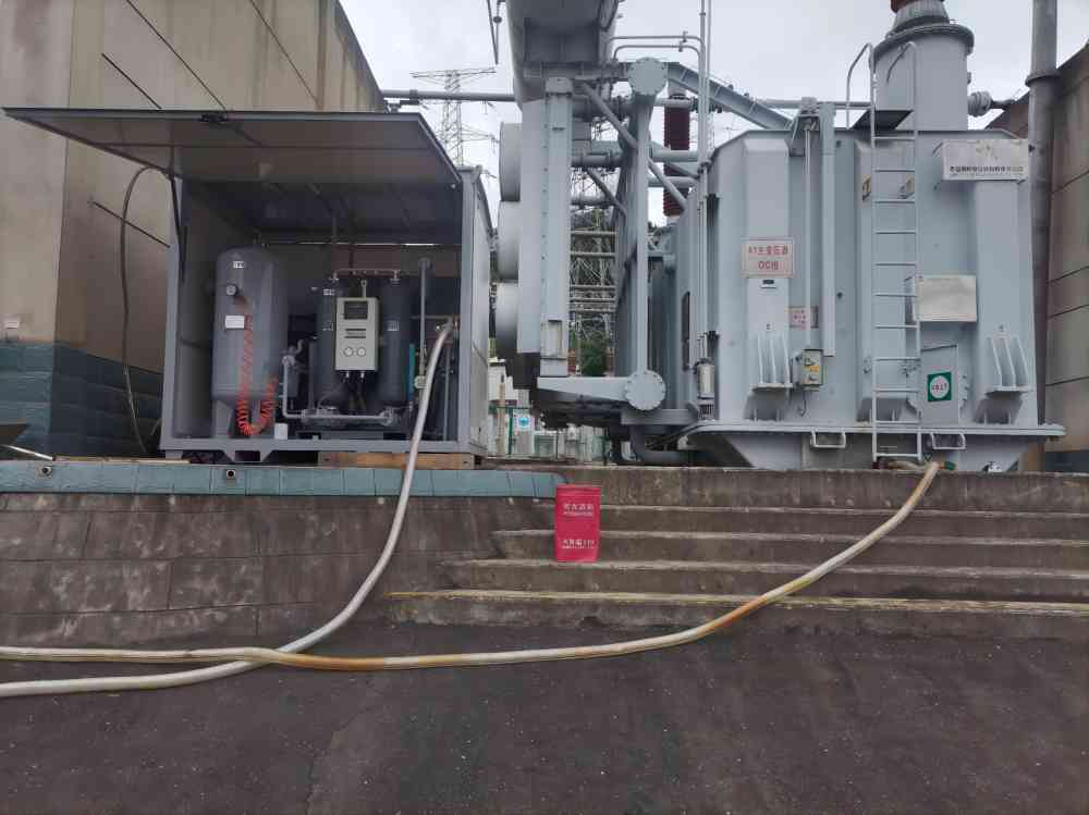 GF Series Hot Dry Air Generator Running at Project Site