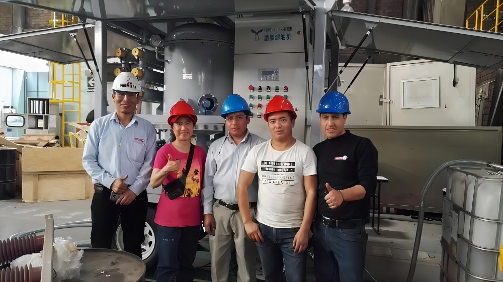 6000LPH Transformer Oil Purifier in Peru