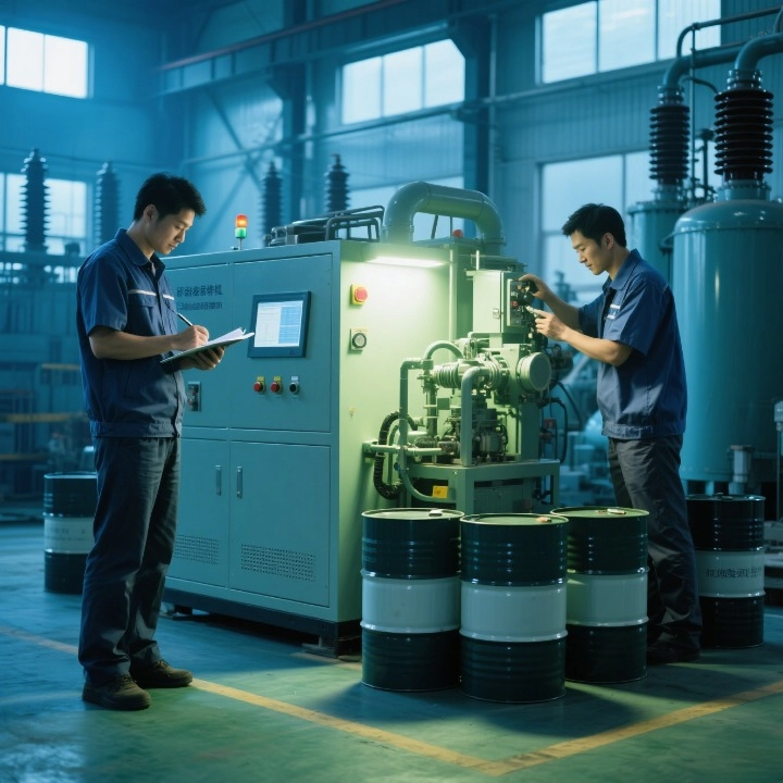 Use transformer oil regeneration machine