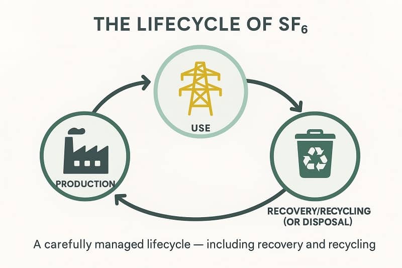 lifecycle of SF6