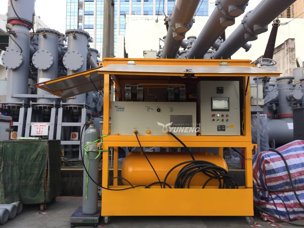 SF6 gas treatment system