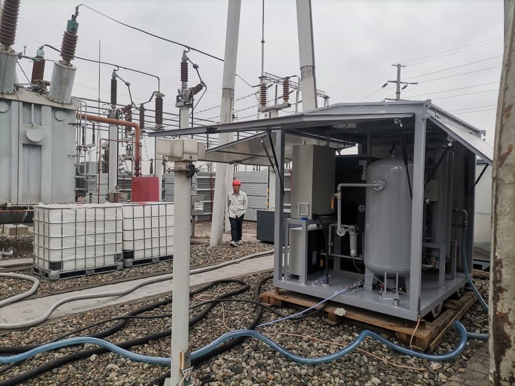 dry air generator for transformer on-site