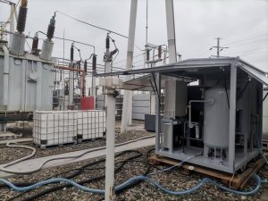 dry air plant for transformer onsite running