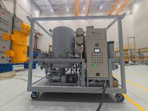 double stage transformer oil purifier operation