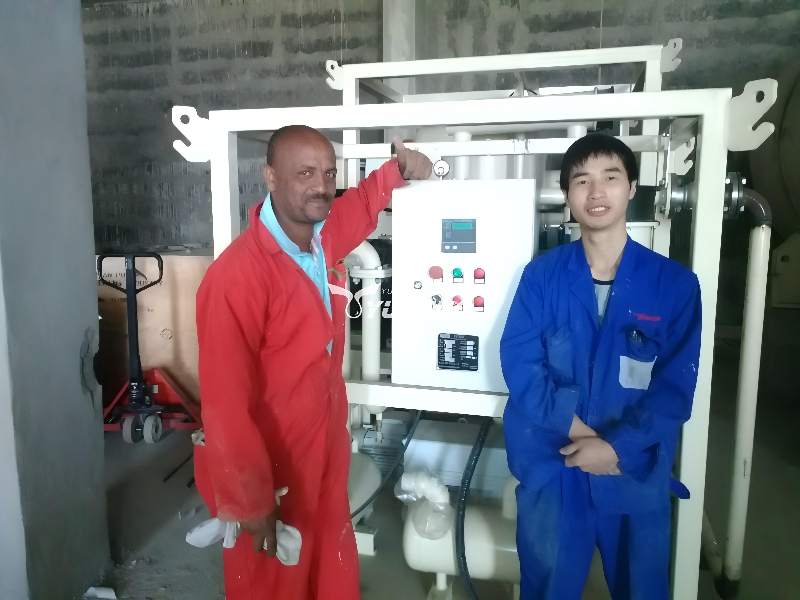 vacuum pumping plants for transformer maintaince onsite