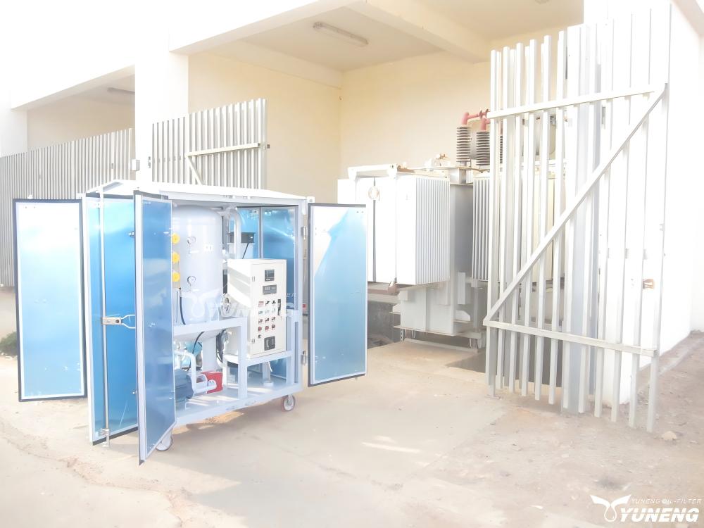 Transformer oil purification machine