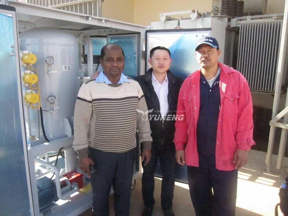 Transformer oil purification machine