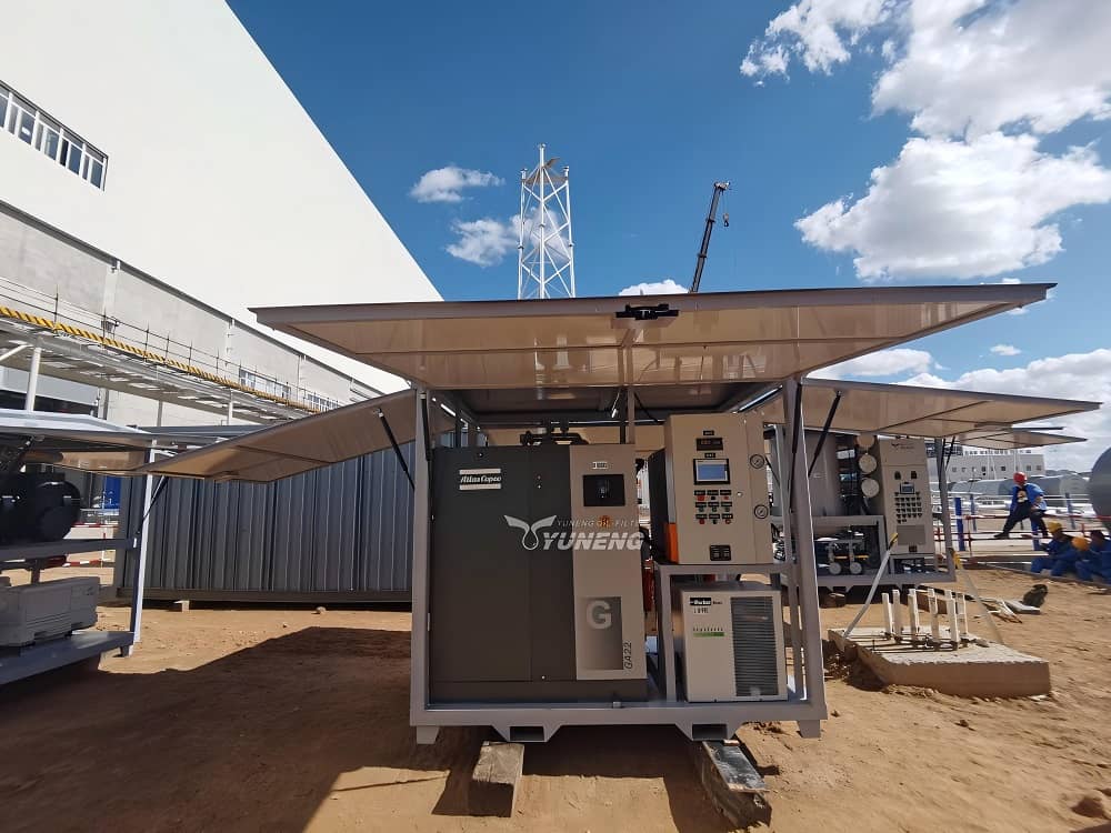 dry air generator onsite operation