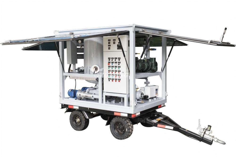 high-vacuum transformer oil filtration machine