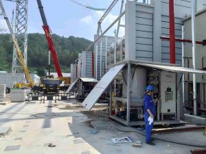 double stage transformer oil filtration machine onsite operation
