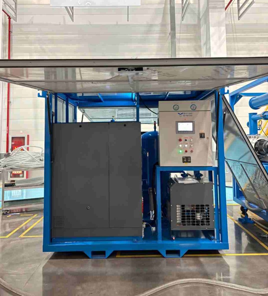 dry air generator operation onsite