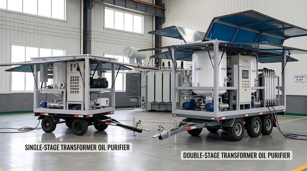 Vacuum transformer oil Dehydration vs. Degassing machine