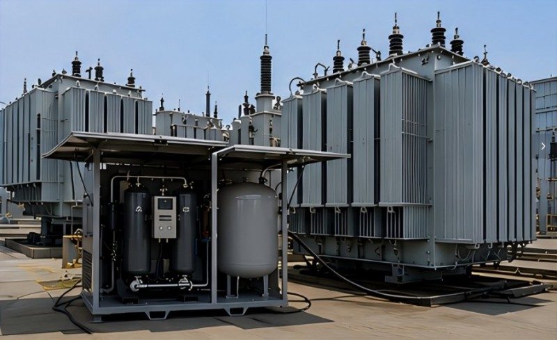 dry air generator for transformer storage