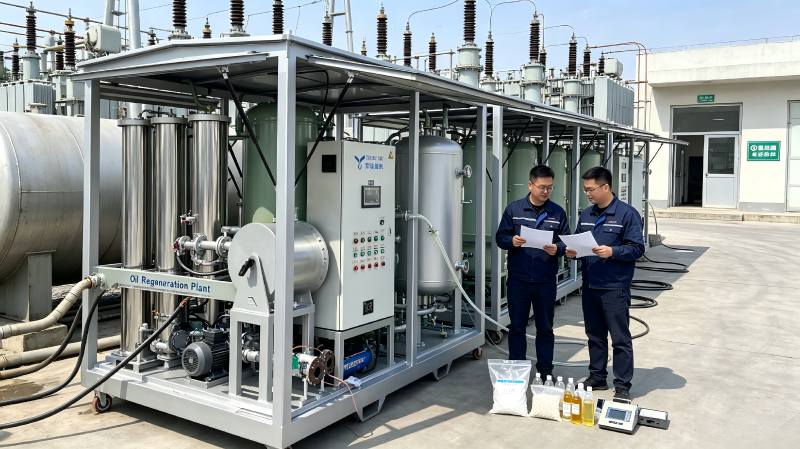 transformer oil regeneration machine operation