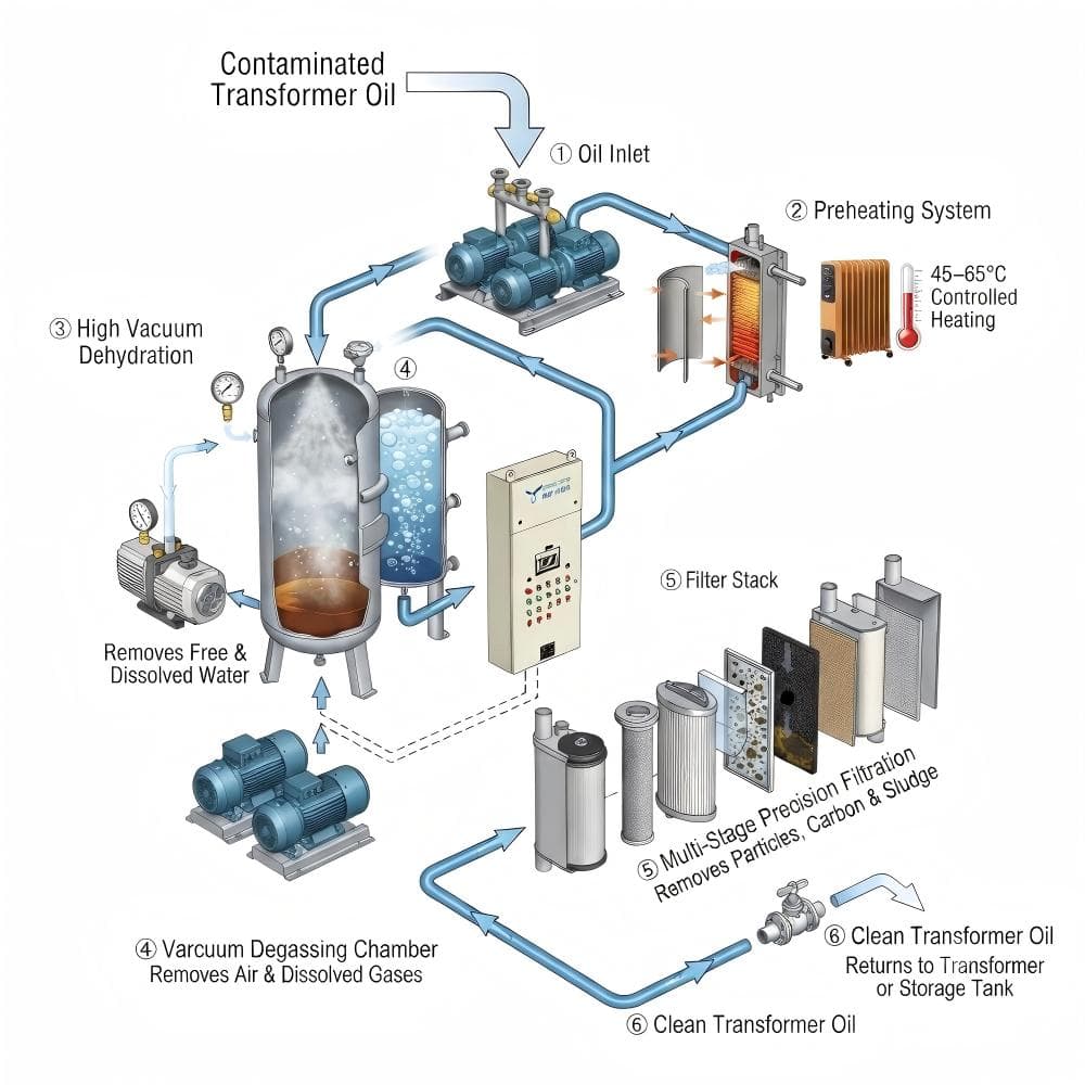 yuneng Transformer Oil Purification Process