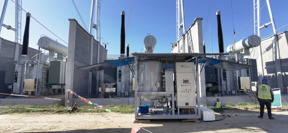 Double stage vacuum transformer oil purification machine