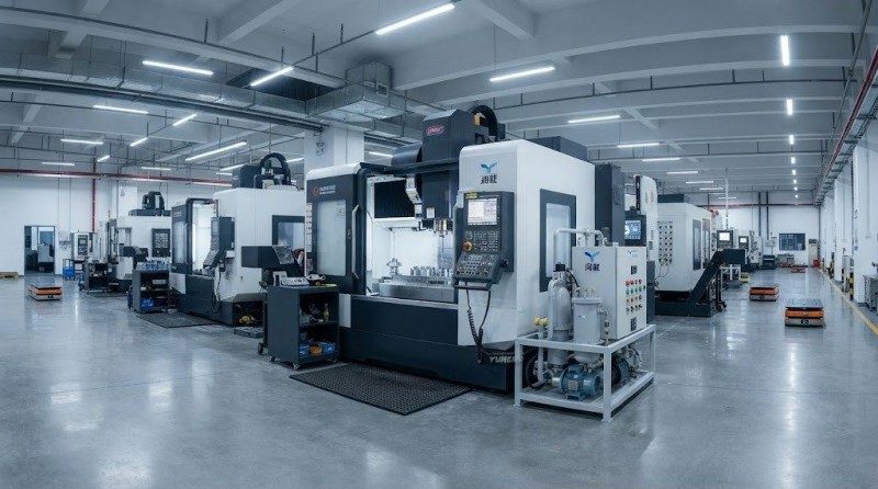 Manufacturing Plants - Precision CNC Machining with Integrated Oil Purification