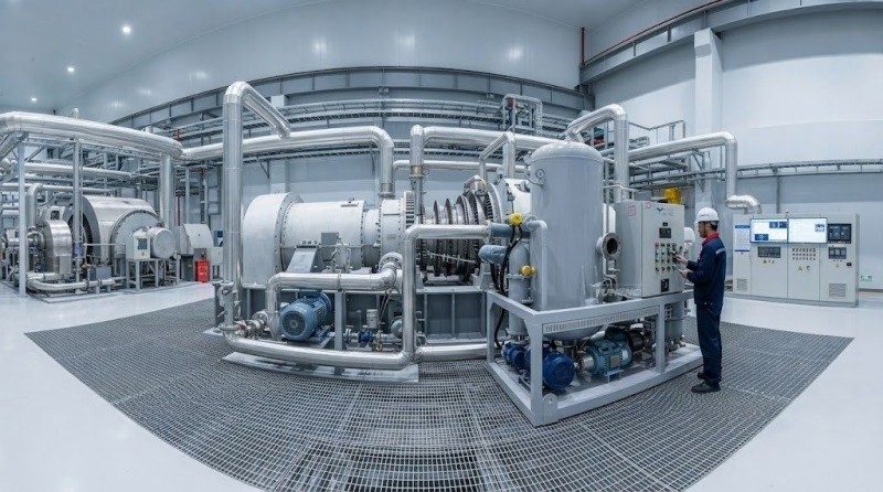 Power Generation - Turbine Oil Purification System in Modern Power Plant