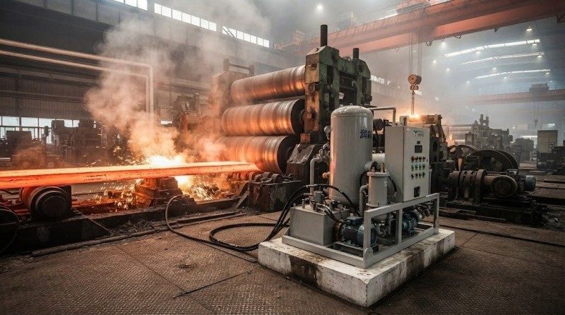 Steel Mill - Hydraulic System Filtration in Heavy-Duty Rolling Mill