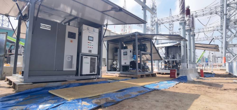 dry air generator for transformer installation