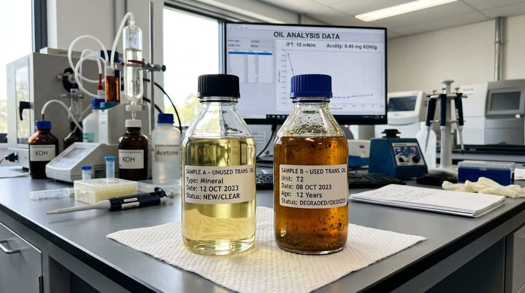 Used_vs_Fresh_Transformer_Oil_Comparison