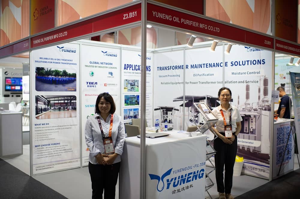 YUNENG Showcases Transformer Maintenance Solutions at Middle East in Dubai
