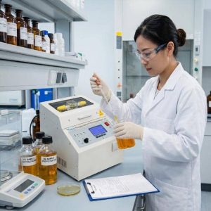 used transfomer oil sample testing