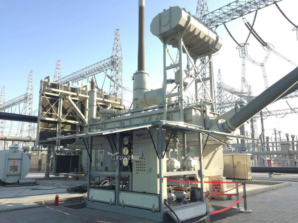 yuneng vacuum transformer oil filtration machine