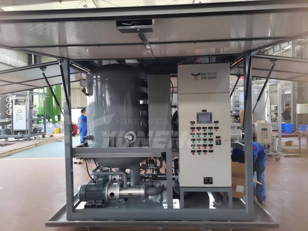 YUNENG the lastes transformer oil purification system